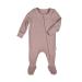 DreamBuy Zip Up Baby Sleepsuits Ribbed Cotton Footed or Footless. Unisex Newborn Clothes Baby boys' clothing and Baby girl clothes 18-24 Months Velvet Mocha