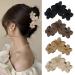 Flower hair clip 4pcs matte hair clips for women cute hair clips hawaiian hair flower clip big hair clipping strong hold hair claws hair accessories