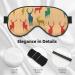 SSIMOO Deer Show Soft Sleep Eye Mask - Breathable Black Eye Patch for Travel & Relaxation | Perfect Gift for Women - Buy Online on SooperMarket.com