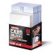 Semi Rigid Card Holders  50 Card Holders for Trading Cards and 50 Penny Sleeves  Baseball Card Protectors - Baseball Card Sleeves -3-5/16" x 4-7/8" Including 1/2" Lip - Trading Card Sleeves 50-Pack