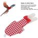 Buy Entatial Parrots Pilot Suit - Red Grid Waterproof Bird Tights for ARA & Budgies (L) - Perfect for Pet Protection - Buy Online on SooperMarket.com