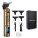 Hair Trimmer for Men ZITFRI Professional Hair Clipper Cordless Rechargeable T-Blade Trimmer with LCD Display Zero Gapped Trimmer Close Cutting Electric Beard Trimmer Precision T Outliner Trimmer
