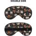 French Roosters Soft Sleep Eye Mask | Breathable Female Eye Patch for Travel & Relaxation - Buy Online on SooperMarket.com