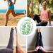 Adjustable 360-Degree Clamp Leg Massage Device - 15-Bike Non-Slip Muscle Relaxation & Calf Roller for Legs Neck & Arms | Indoor Sports & Yoga Equipment in Green - Buy Online on SooperMarket.com