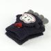 Kids Cute Cartoon Monkey Knitted Mittens - Warm Convertible Thermal Gloves for Children 3-8 Years - Dark Blue - Buy Online on SooperMarket.com
