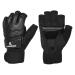 Half Finger Kickboxing Gloves - Also Fit for Taekwondo Sparring,Training Light Workouts, Muay Thai , Martial Arts(Karav MAGA),Karate,Shadow Boxing,Cardio Kickboxing Class,Combat Class Black Medium