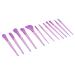 12 Piece Makeup Brush Set | Soft Dense Hair Brushes for Foundation Powder & Eyeshadow | International Shipping Available - Buy Online on SooperMarket.com