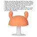 Baby Teething Toy - Food Grade Silicone Teether Mushroom Shaped for Infants Over 4 Months - Pink (Orange) - Buy Online on SooperMarket.com