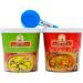 Mae Ploy Thai Green & Red Curry Paste 400g Each + UpLABEL Creations 25ml Measuring Scoop | Authentic Thai Curry Paste Hot And Mild Chili Asian Food