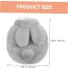 Menstrual Relief Bag Portable Hand Warmers Hand Warm Pouch Plush Toys Warm Water Bag Outdoor Hand Warmer Detachable Hot Water Bag Outdoor Hot Water Pouch With Cover Grey 18x14x4cm - Buy Online on SooperMarket.com