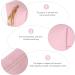 Cabilock 2-Pack Cosmetic Makeup Bags - Stylish Travel PU Bags for Women - Pink 17x10.5x6cm - Buy Online on SooperMarket.com