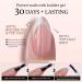 BTArtbox XCOATTIPS Gel Nail Kit - Short Square French Tip Press On Nails with Pink Soft Gel Tips Dual Protection & Nail Lamp - Buy Internationally - Buy Online on SooperMarket.com