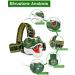 DX Da Xin Dinosaurs Headlamp - T-Rex LED Toy for Kids 3-10+ | Roar & 3 Lighting Modes | Perfect Christmas & Halloween Gifts - Buy Online on SooperMarket.com