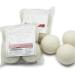 Buy Eco-Friendly Wool Dryer Balls (4 Pack) - XL Natural Fabric Softener & Static Guard - 100% New Zealand Wool - Buy Online on SooperMarket.com