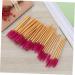 KALLORY 50 Pcs Colored Mascara Lash Bonder Mascara Black Eyelash Mascara Brush Eyelash Brush Stick Make up 50 Pcs Rose - Buy Online on SooperMarket.com