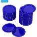 PATIKIL 1 Inch Flat Decorative Bottle Caps 50 Pack Craft Bottle Pendant Trays Double Sides Printed for DIY Pendants Craft Scrapbooks Dark Blue - Buy Online on SooperMarket.com