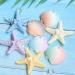 12pcs Sea Creatures Sea Shells Star Conch Cake Topper for Birthday Party, Baby Shower, Wedding Decor - Buy Online on SooperMarket.com