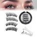 Lumentes Magnetic Eyelashes Lumentes Magnetic Lashes Magnetic Eyelashes Without Eyeliner Reusable Magnetic Eyelashes with Applicator No Glue or Liner Needed (Color : KS02-4)