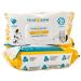 FIRSTPAW Nursing towels Dog 100 Stuck XXL Cleaning towels Dog extra large Hyppoaler gene wet wipes Dog with aloe vera biodegradable care cloths dog for eyes ears and paws clean single pack 100