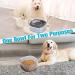 UPSKY 70oz No Spill Dog Water Bowl - Large Capacity Slow Feeder & Transparent Dispenser for Dogs and Cats - Travel-Friendly Design - Grey - Buy Online on SooperMarket.com