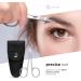 Fabcare Professional Nail Scissors Set | Extra Sharp Micro-Teeth Design for Fingernails & Toenails | Curved Edge with Case & Ebook - Ideal for Left-Handed Users - Buy Online on SooperMarket.com
