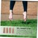 FOMIYES Silicone Gel Finger & Toe Sleeves Set - Toe Protector, Separator, Cushion, Bandage - Earth Tones (2 Pairs) - Buy Online on SooperMarket.com