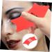 Baluue Eyeliner Eyelash Shield Eyelash Applicator Tool Women Eyeliner Stencils Red 10.3x3.8cm Red - Buy Online on SooperMarket.com