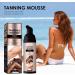 Dark Self Tanning Foam Tanning Mousse Summer Body Face Sunless 60ML Self Tanner Foam Moisturizing Skin Firming Face Tanning Balm for Women - Buy Online on SooperMarket.com
