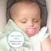 Herobility Gentle Pacifiers - Glow in the Dark - BPA-Free - 10-Pack for 6-24 Months - Includes Protective Case & Large Air Vents - White/Night Glow - Buy Online on SooperMarket.com
