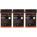WELLVEUS 3 Pack BA225030 Battery for HBC Radiomatic Ba225030 6V 1500mAh