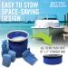 Microfiber Boat Cleaner and Car Wash Kit - Non-Scratch Sponge Bucket, Wash Cloths for Interior and Exterior - Ideal for Fiberglass Boat Hulls and Car Seats - Complete Cleaning Supplies - Buy Online on SooperMarket.com