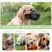 Breathable Mesh Dog Muzzle - Adjustable for Large Medium & Small Dogs | Anti-Bite & Chew | Black - Buy Online on SooperMarket.com