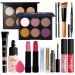 Shefave Make Up Set for Teenage Girls All in One Make Up Kit - Full Makeup Sets for Women with Eyeshadow Foundation Concealer Lipstick Lip Gloss Eyebrow Kit Makeup Brush & Sponge Makeup Gift Set Set A