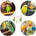 4 Pack Parrot Spit Toys - Stainless Steel Fruit & Vegetable Holders for Budgies & Nymphensittich - Perfect Hanging Feeders for Parrots - Buy Online on SooperMarket.com