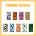 40 Pack Animal Print Pocket Tissues | Jungle Safari Theme | 4 Ply Travel Size | Wild Animal Party Favors | 9 Styles - Buy Online on SooperMarket.com