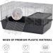 Silent 21cm Hamster Exercise Wheel for Small Pets - Quiet Jogging Wheel for Hamsters, Gerbils, Mice - Large Spinner for Sports and Running - Buy Online on SooperMarket.com