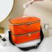 Folpus Nail Polish Organizer Nail Organizers Double Layer Nail Supplies Travel Nail Kits Nail Polish Storage Box Handbag for Home Orange - Buy Online on SooperMarket.com