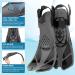 Seovediary Kids Snorkel Set - Anti-Fog Mask, 180آ° View Dry Snorkel & Fins with Travel Bag | Perfect for Diving & Swimming - Buy Online on SooperMarket.com