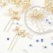 XZtimes Wedding Hair Clips Gold Leaf Bride Hair Pins Bridal - Pack of 3 - gold pin - Vintage - Buy Online on SooperMarket.com