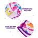 Girls Purple Dinosaur Two Piece Swimsuit Set | UPF 50+ Protection | Ages 4-10 - Buy Online on SooperMarket.com