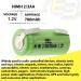 Buy 2x Exell 2/3AA NiMH 700mAh Rechargeable Batteries - Perfect for Capacitors Shearing Devices Miner Lamps & Helmet Lights - International Shipping Available - Buy Online on SooperMarket.com