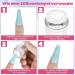 Friusate 15-Piece Nail Art Stamper Set | Clear Jelly Stamper & Spatula for French Manicure | Perfect for Gel Nails & Smile Line Designs - Buy Online on SooperMarket.com