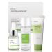 iUNIK Centella Mini Set Travel-Friendly Skincare Set Ultra calming and hydrating for sensitive skin - Tea Tree Relief Toner Serum Centella Calming Gel Cream