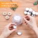 35 Aluminum Cosmetic Jars - Empty Metal Taps for Lip Balm Creams & Nail Art | 5ml Sample Cans - Buy Online on SooperMarket.com