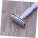 Premium Steel Double Edge Safety Razor for Men - Textured Design Solid Wood Handle Perfect for a Close Shave - 1 Count - Buy Online on SooperMarket.com