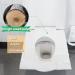 100 Disposable Flushable Toilet Seat Covers for Adults & Kids - Portable Travel Paper Cover Pack with Individually Wrapped Sheets - Buy Online on SooperMarket.com