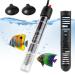 LWMTT aquarium heating 50W aquarium heating elevator adjustable temperature adjustable aquarium heater with suction cups aquarium heaters with thermostat regular heater for fish tanks and aquarium (20-34 50W)