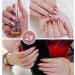 Mirror Nail Polish Metal Nail Varnish 6 Colors Chrome Nail Polish Set Metallic Mirror Effect Quick Drying Long Lasting Gold Silver Champagne Red Colorful Women Gift No UV - Buy Online on SooperMarket.com