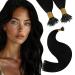 Youngsee nanoring Extensions real hair black 55cm nanoring extensions 1g/s nano beads hair extensions nano hair recovery real hair nano ring hair black nano hair extensions real hair 50g #1 55 cm-nano 2-3- #1
