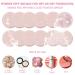 50 Soft Velour Makeup Powder Puffs - Perfect for Loose Setting & Pressed Powder | Cotton Face & Body Puff (Pink - Buy Online on SooperMarket.com